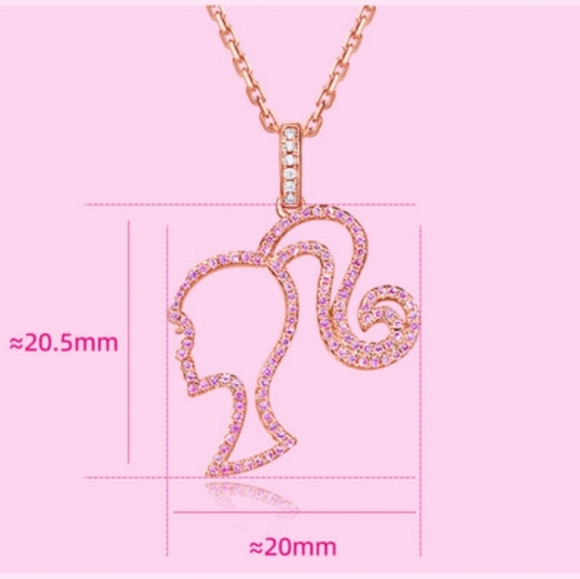 Barbie Rhinestone Necklace - Picture 5 of 13